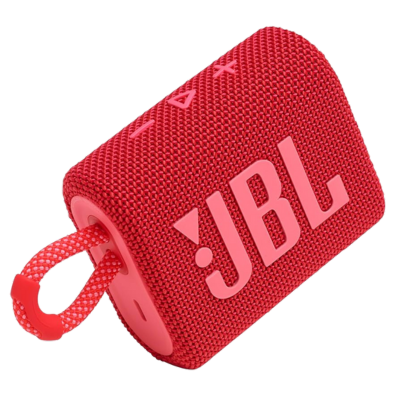 JBL Go 3 – Portable Waterproof Speaker (Red)
