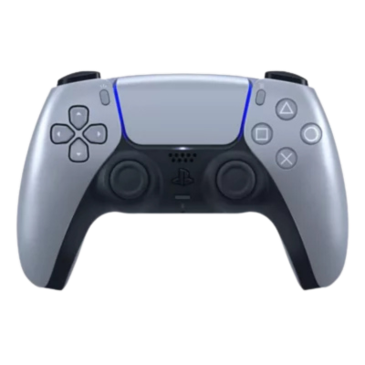 PS5 dualsense wireless controller stl silver metallic