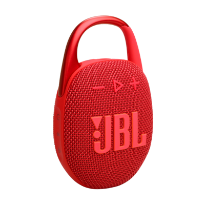 JBL Clip 5 – Ultra-Portable Waterproof Speaker (Red)
